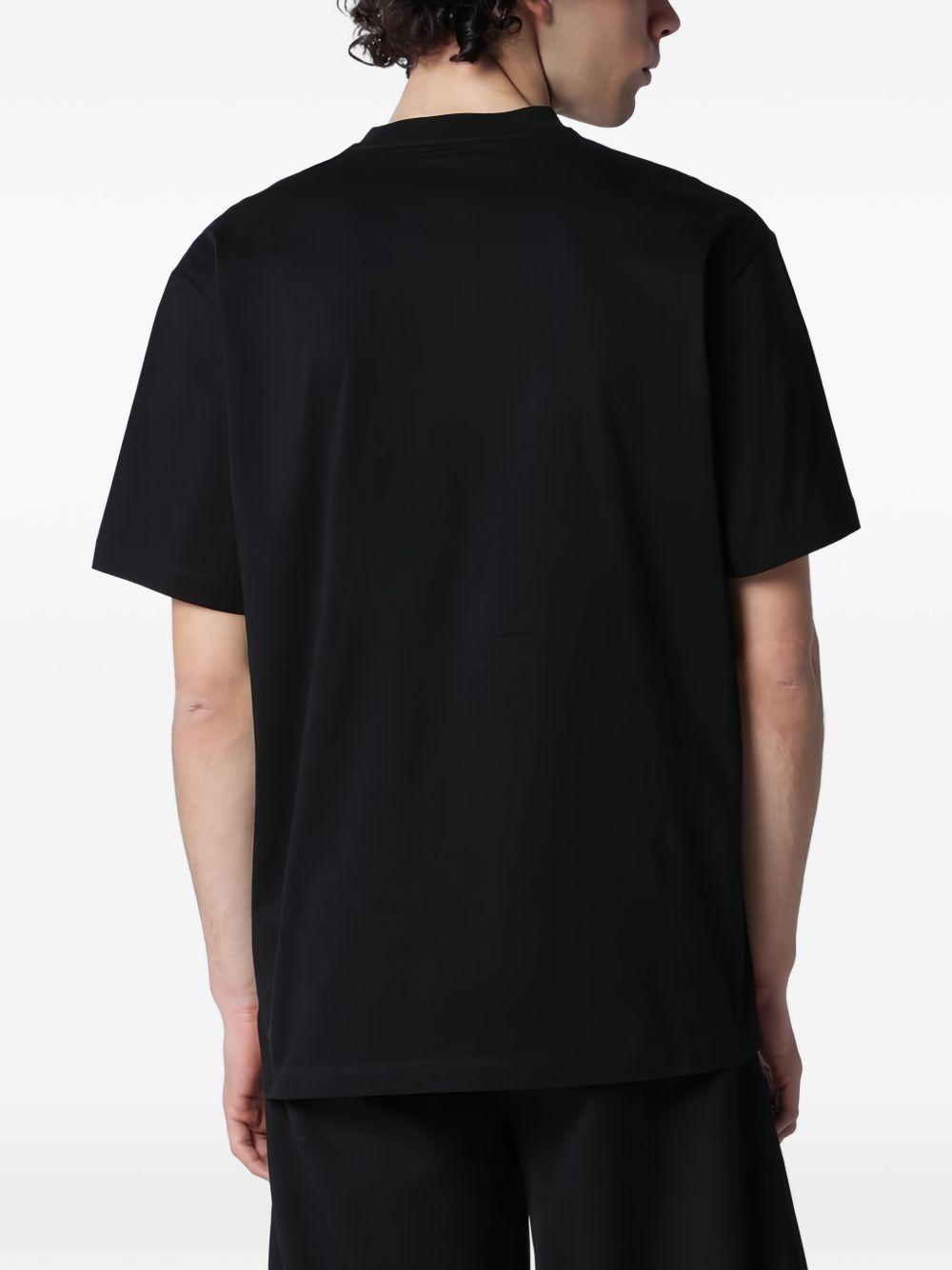 T-shirt con logo in nero Y-3 - uomo 