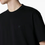 T-shirt con logo in nero Y-3 - uomo 