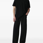 T-shirt con logo in nero Y-3 - uomo 