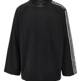 T-shirt a maniche lunghe con logo in nero Y-3 - uomo 
