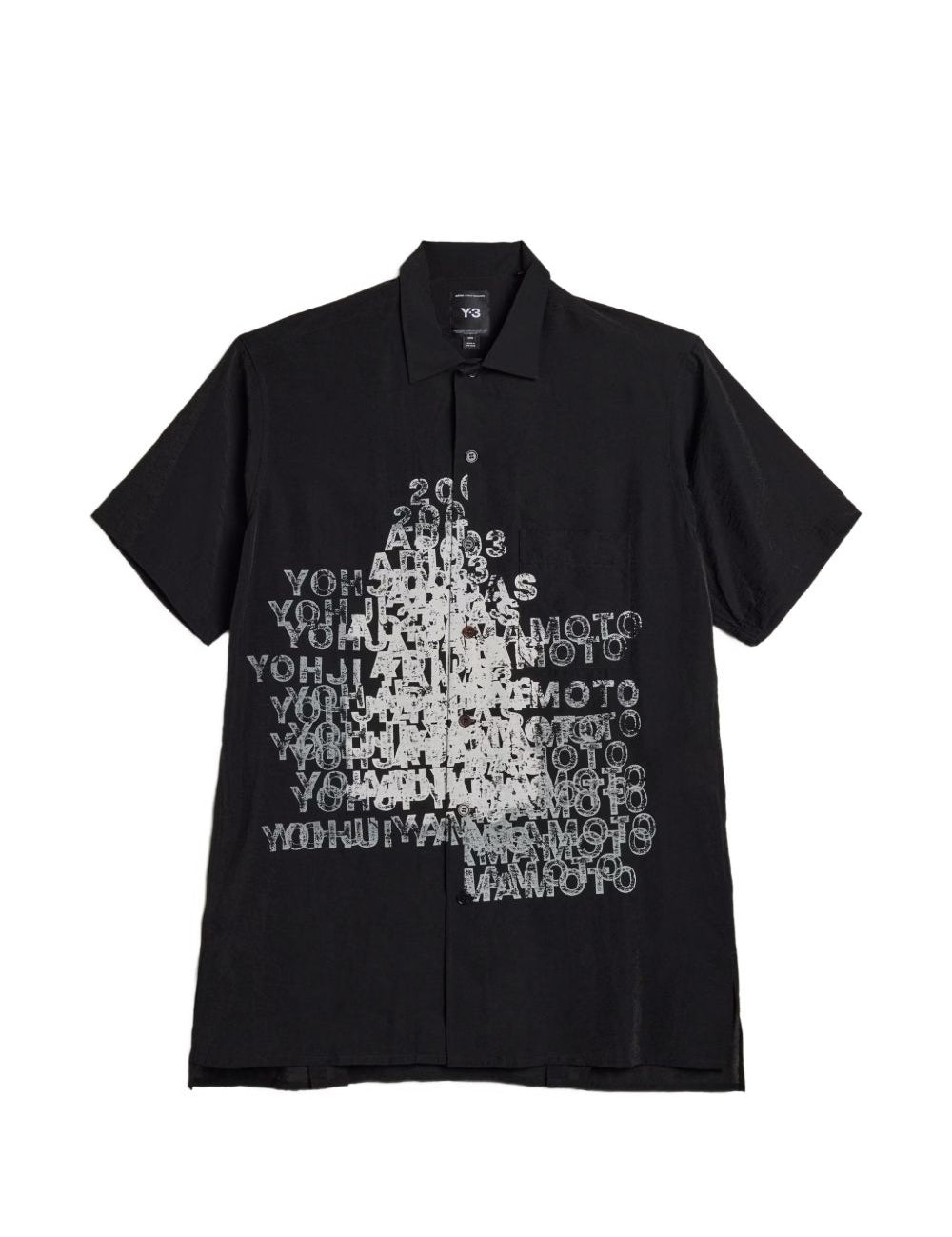 Camicia con grafica in nero Y-3 - uomo 