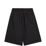 Bermuda gessati con coulisse in nero Y-3 - uomo 