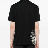T-shirt GFX in nero Y-3 - uomo 