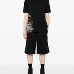 T-shirt GFX in nero Y-3 - uomo 