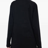 T-shirt a maniche lunghe con logo in nero Y-3 - uomo 