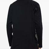 T-shirt a maniche lunghe con logo in nero Y-3 - uomo 