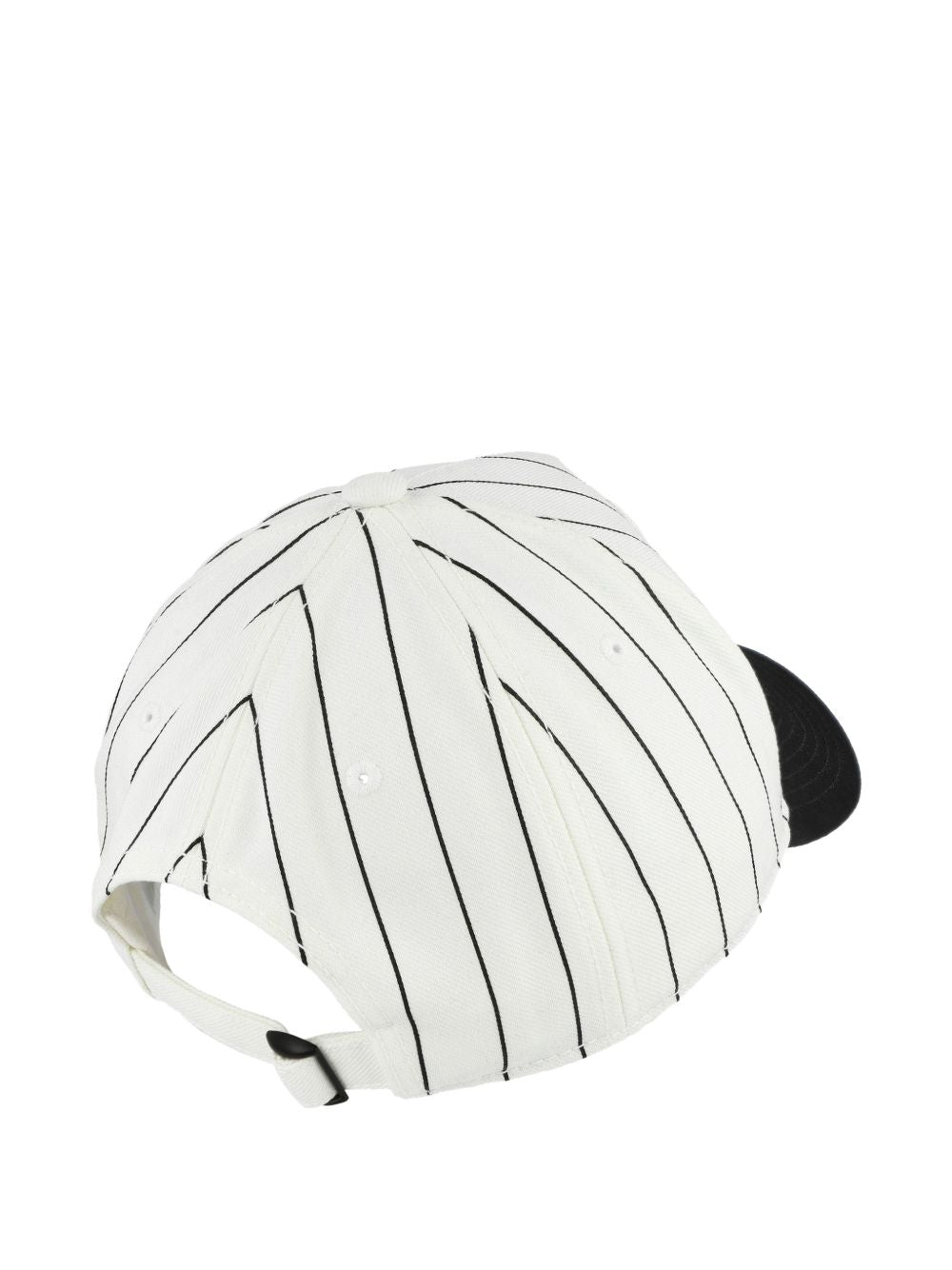 Cappellino con logo e toppa a righe in bianco e nero Y-3 - uomo 