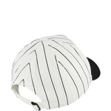 Cappellino con logo e toppa a righe in bianco e nero Y-3 - uomo 