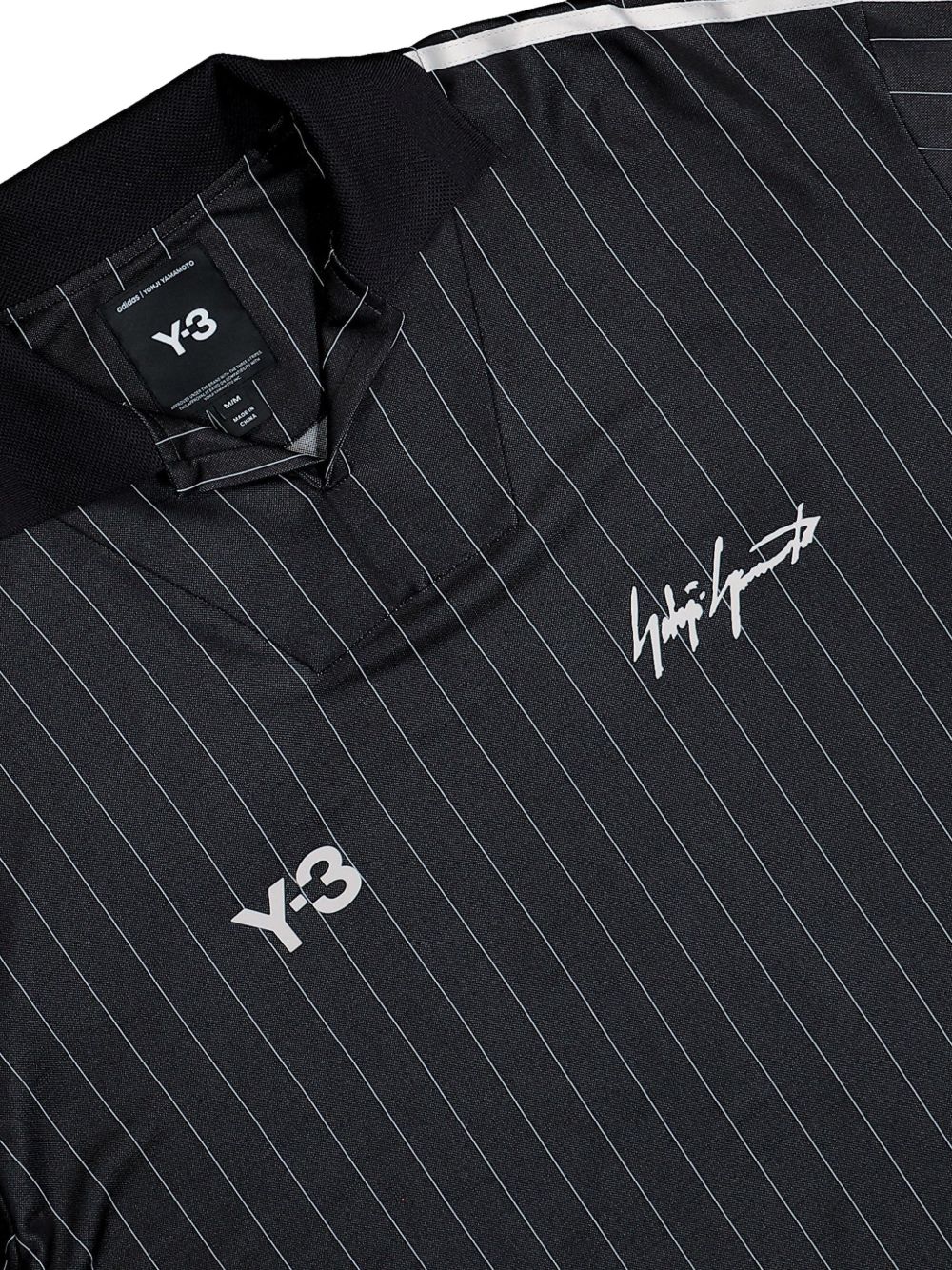 T-shirt Elite 5 a righe in nero Y-3 - uomo 