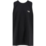 Top con stampa logo in nero Y-3 - uomo 