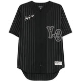 Camicia a righe con zip in nero Y-3 - uomo 