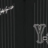 Camicia a righe con zip in nero Y-3 - uomo 