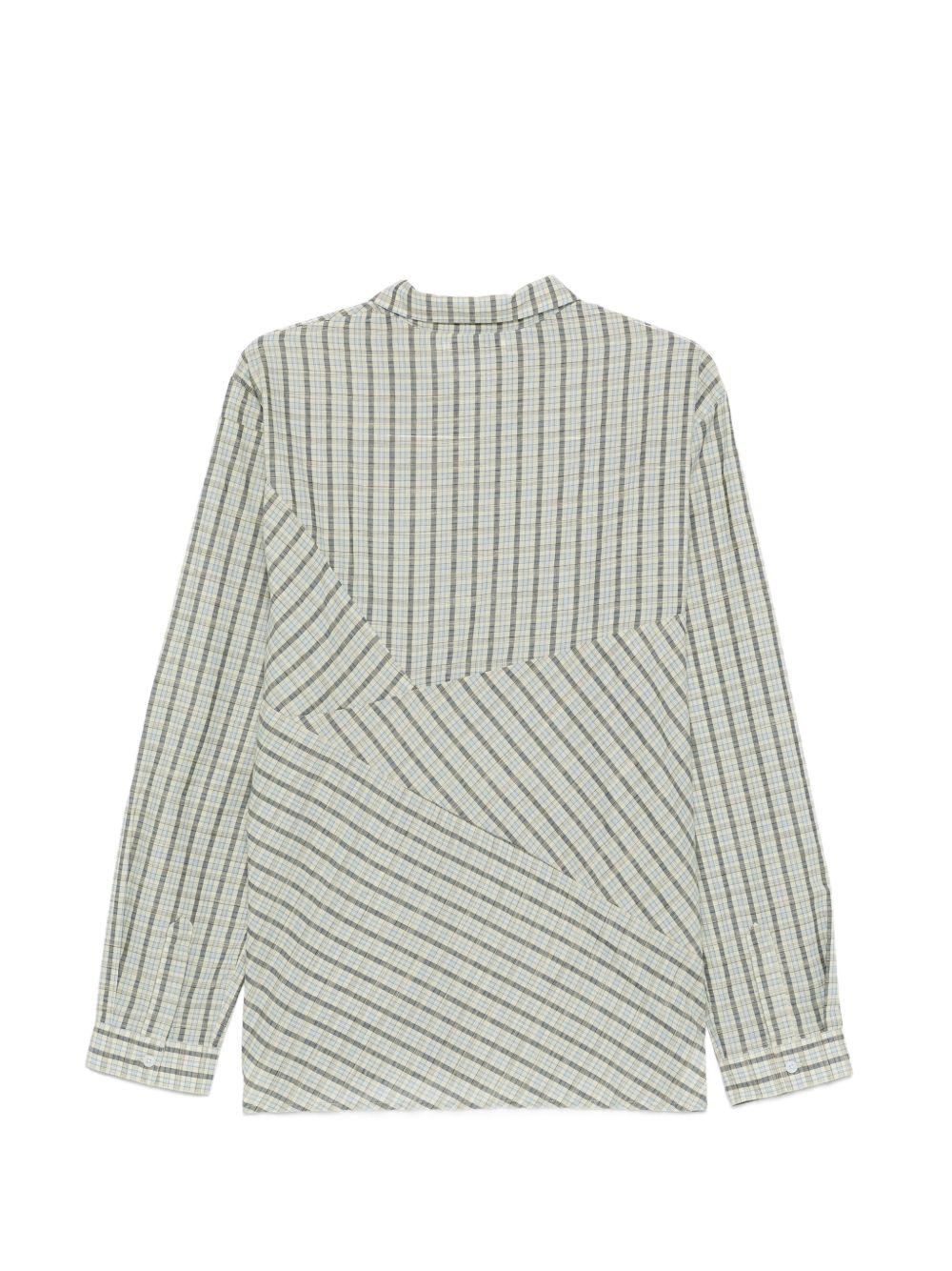 Camicia Substance a quadri in verde e blu Ymc - uomo 