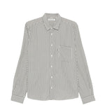 Camicia Curtis a righe in bianco e nero Ymc - uomo 
