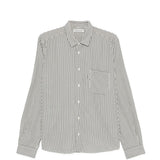 Camicia Curtis a righe in bianco e nero Ymc - uomo 