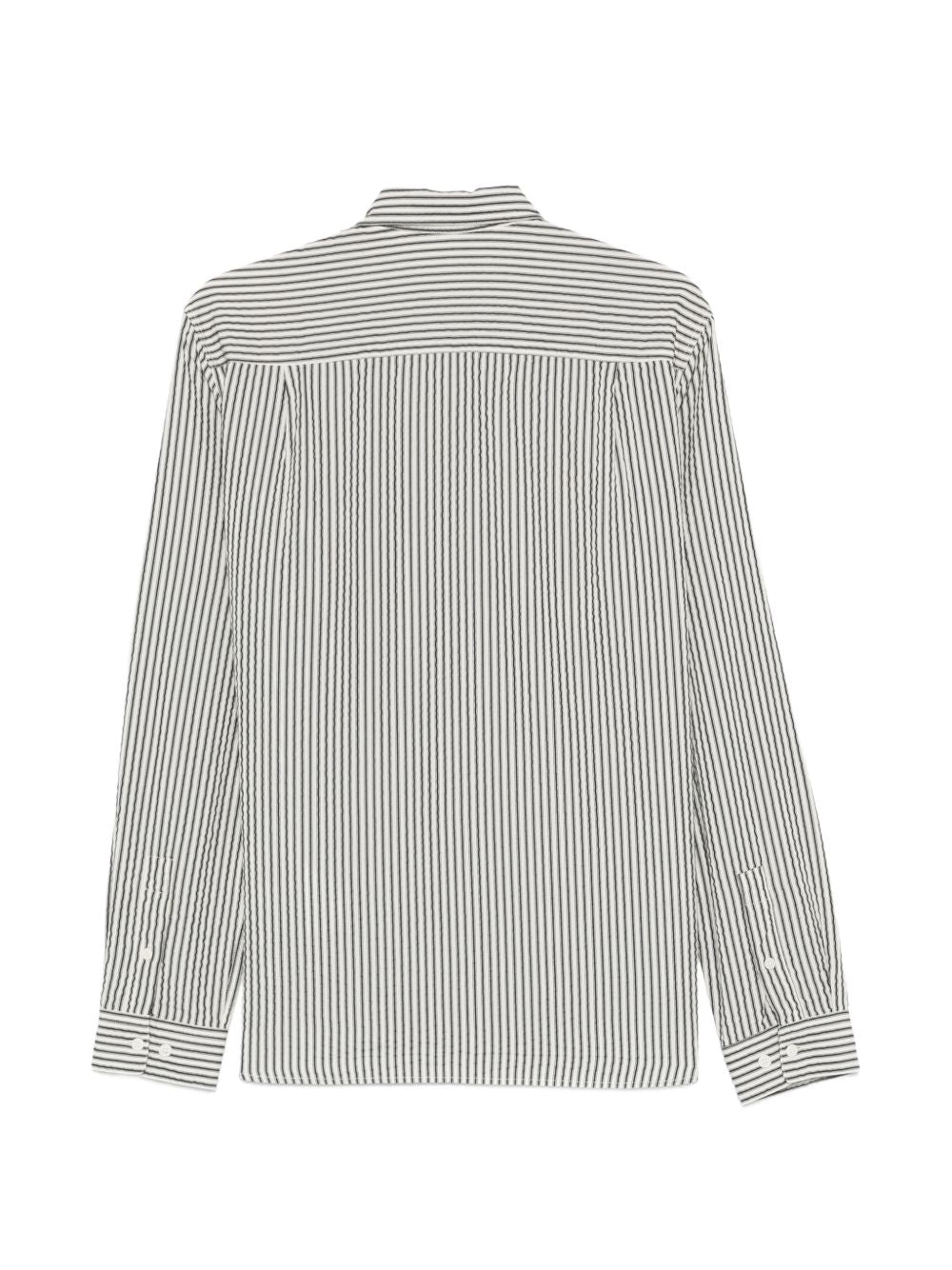 Camicia Curtis a righe in bianco e nero Ymc - uomo 