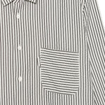 Camicia Curtis a righe in bianco e nero Ymc - uomo 
