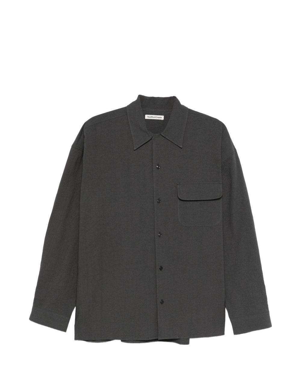 Camicia con taschino in grigio Ymc - uomo 