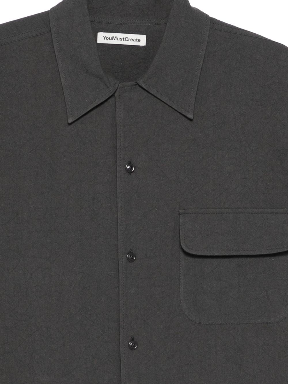 Camicia con taschino in grigio Ymc - uomo 