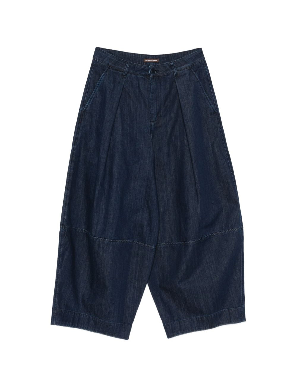 Jeans a pieghe in blu Ymc - uomo 