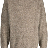 Maglione in maglia Earth Jets in grigio taupe Ymc - uomo 