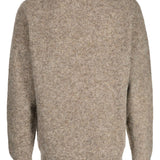 Maglione in maglia Earth Jets in grigio taupe Ymc - uomo 