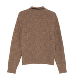 Cardigan a quadretti in maglia in marrone Ymc - uomo 