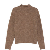 Cardigan a quadretti in maglia in marrone Ymc - uomo 