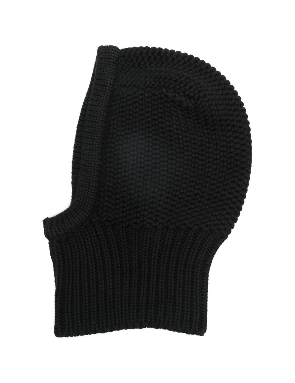 Balaclava in maglia in nero YMC - uomo 