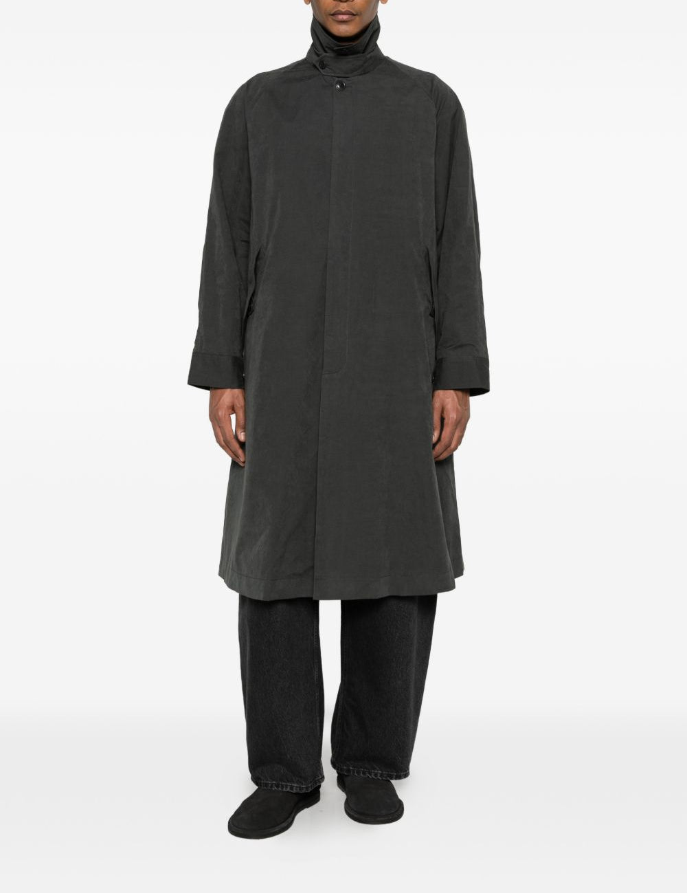 Trench lungo Runner in grigio YMC - uuomo 