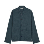 Camicia a quadretti con tasca applicata in blu Ymc - uomo 
