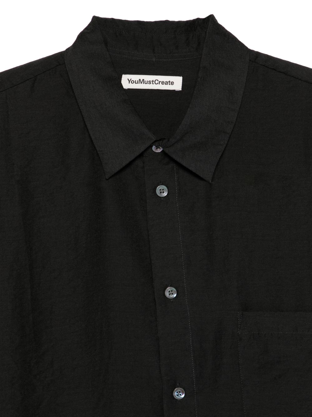 Camicia con taschino in nero Ymc - uomo 