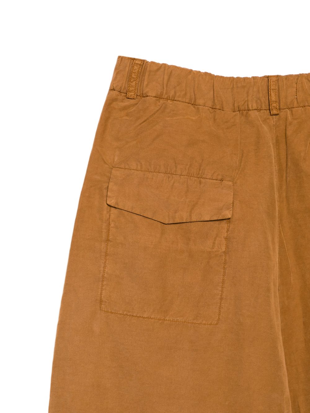 Pantaloni a gamba larga con pieghe in arancione Ymc - uomo 