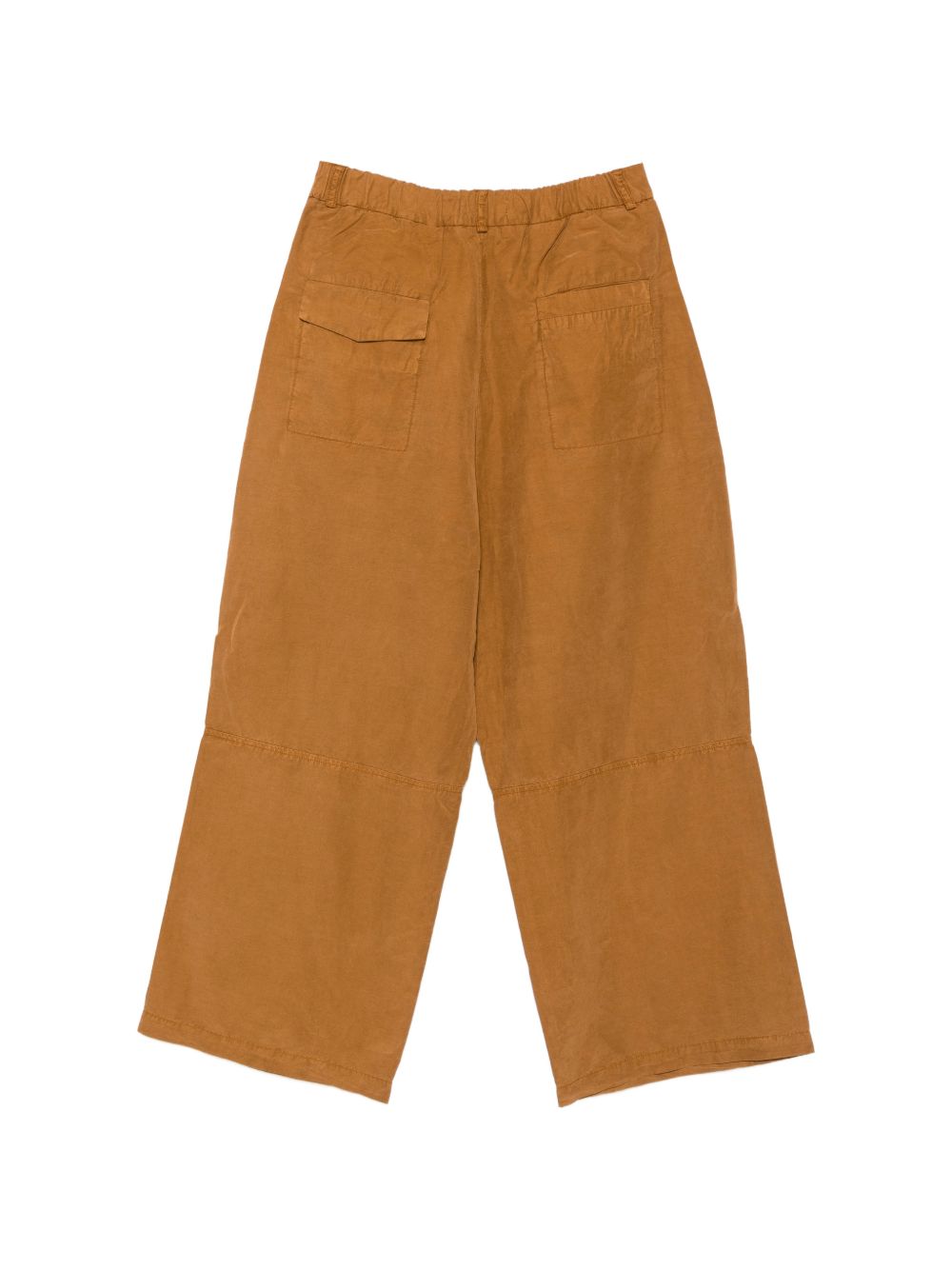 Pantaloni a gamba larga con pieghe in arancione Ymc - uomo 