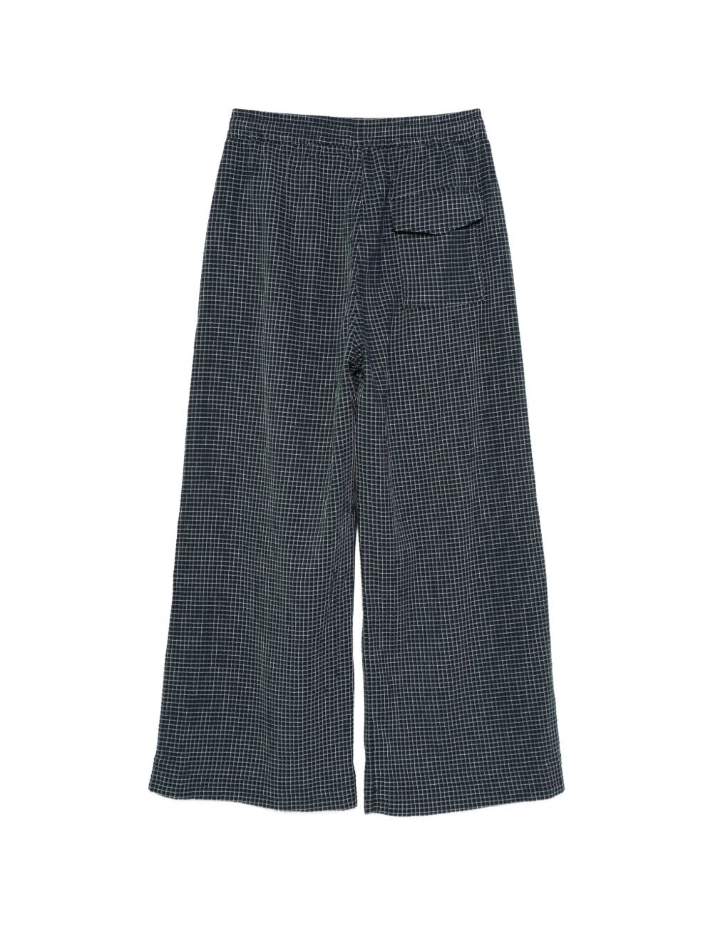 Pantaloni a quadri con tasca in blu Ymc - uomo 