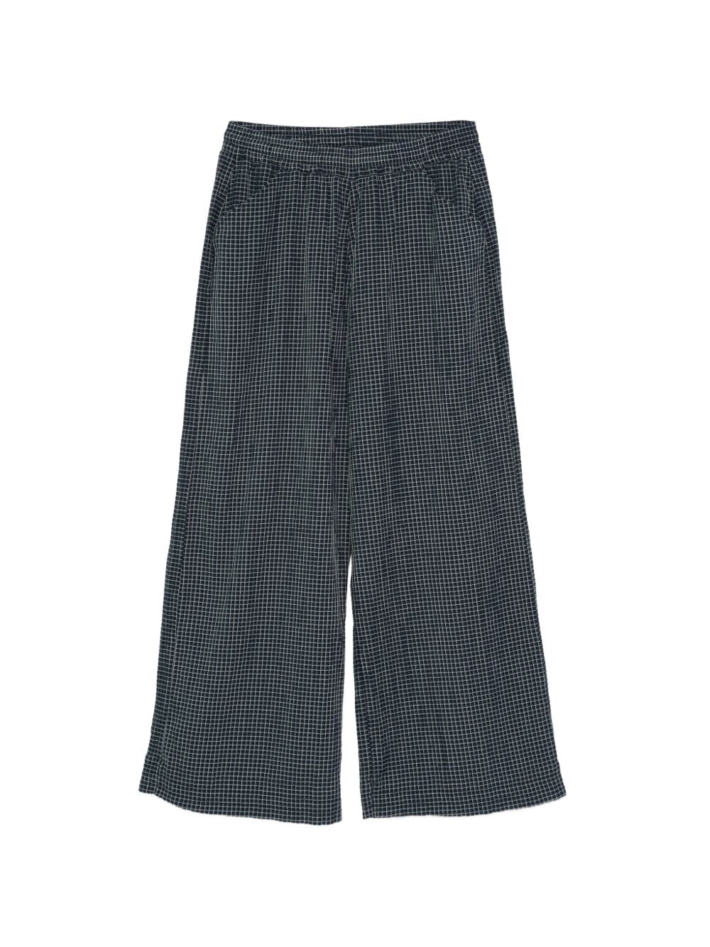 Pantaloni a quadri con tasca in blu Ymc - uomo 