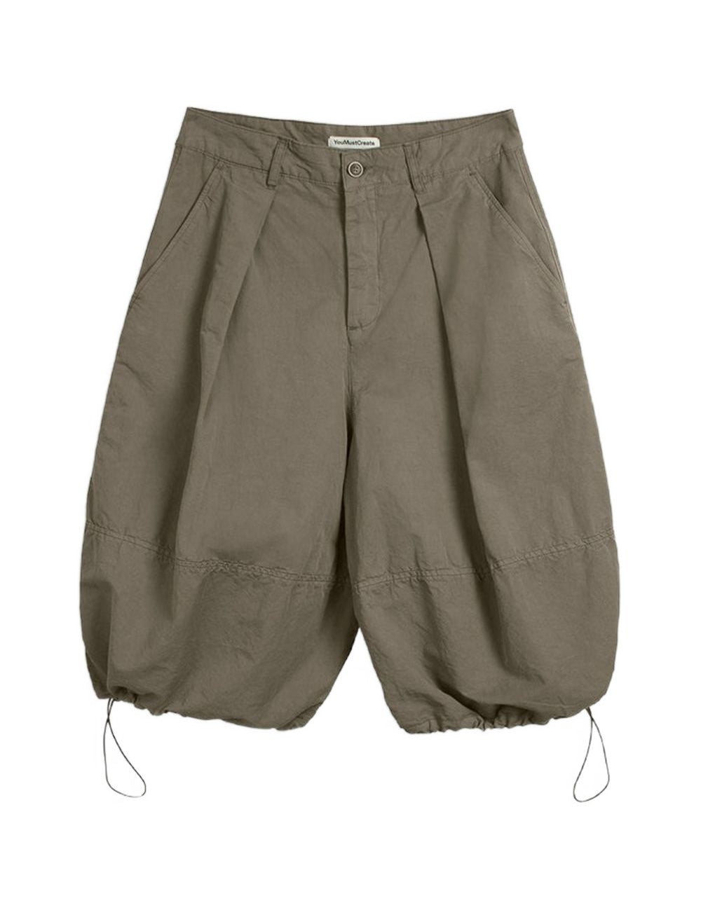 Pantaloncini plissettati in grigio Ymc - uomo 