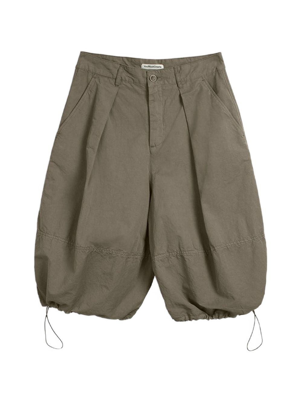 Pantaloncini plissettati in grigio Ymc - uomo 