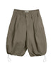 Pantaloncini plissettati in grigio Ymc - uomo