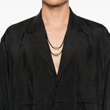 Cappotto con tasche in nero Yohji yamamoto - uomo 