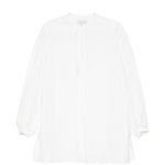 Camicia a maniche lunghe in cotone in bianco Yohji yamamoto - uomo 