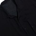 Camicia a maniche corte in nero Yohji yamamoto - uomo 