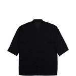 Camicia a maniche corte in nero Yohji yamamoto - uomo 