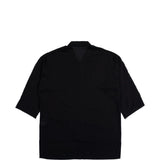 Camicia a maniche corte in nero Yohji yamamoto - uomo 