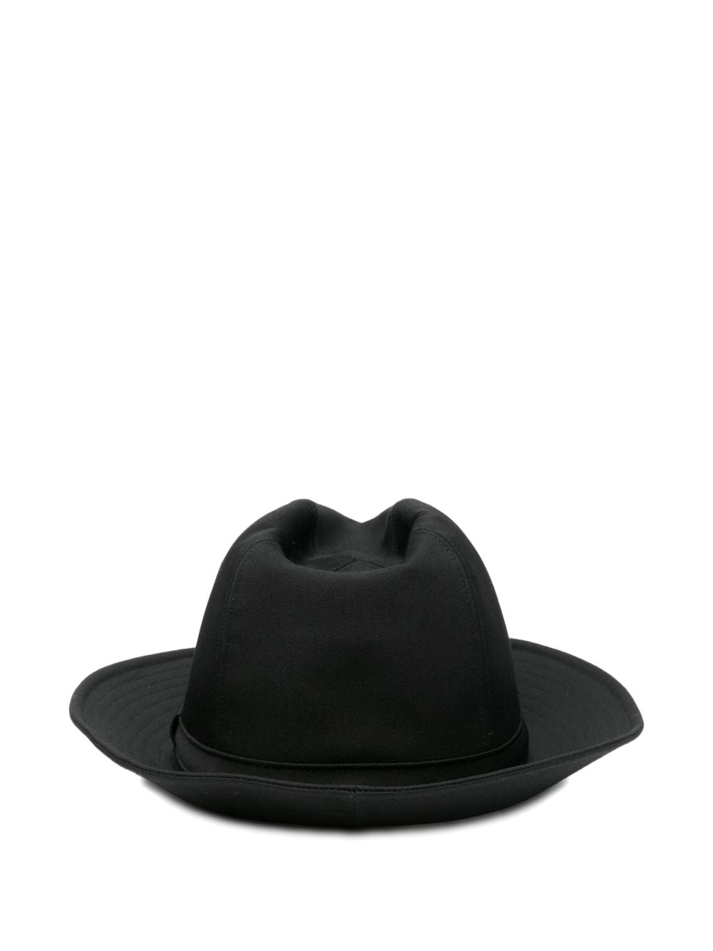 Cappello fedora a tesa larga in nero Yohji yamamoto - uomo 