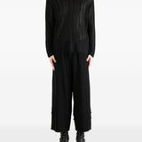 Maglione con scollo a v Henry in nero Yohji yamamoto - uomo 