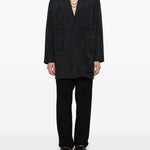 Pantaloni con bottoni in nero Yohji yamamoto - uomo 