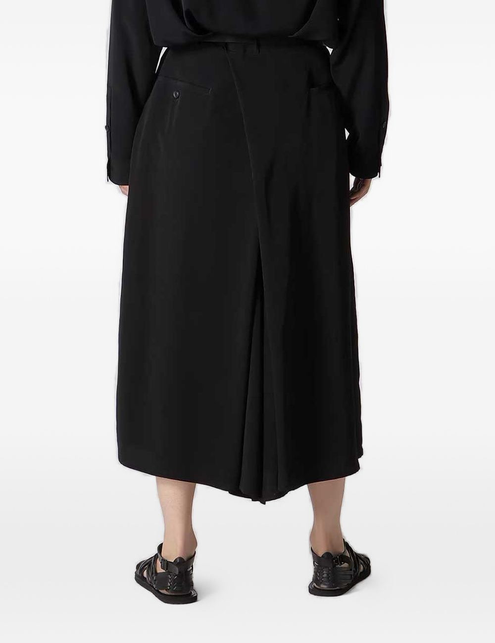 Pantaloni Tuxedo Hakama in nero Yohji yamamoto - uomo 