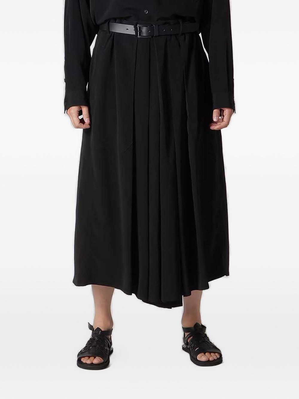 Pantaloni Tuxedo Hakama in nero Yohji yamamoto - uomo 