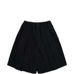 Pantaloncini sartoriali plissettati in nero Yohji yamamoto - uomo 